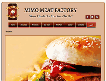 Tablet Screenshot of mimomeat.com